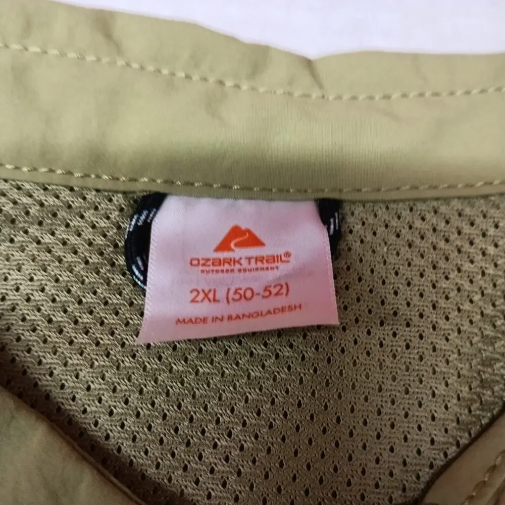 Ozark Trail Upstream Shirt Men's 2XL (50-52)‎ Green Vented